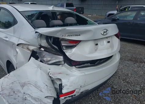 2015 Hyundai Elantra Se из США, поврежденный, VIN 5NPDH4AE7FH611070